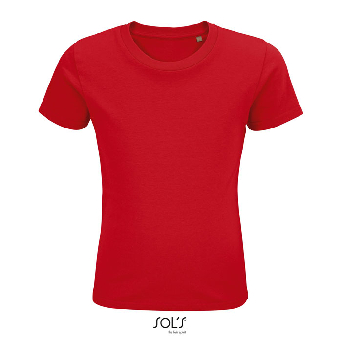 Tee-shirt enfant personnalisé coton bio 175g - PIONEER Rouge 1